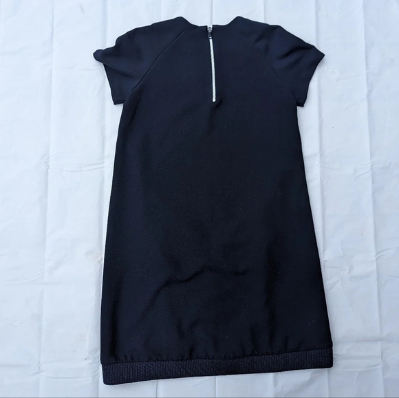 Zara Trafaluc  Collection Shift Navy Dress White Zipper Small S Women - Picture 7 of 8